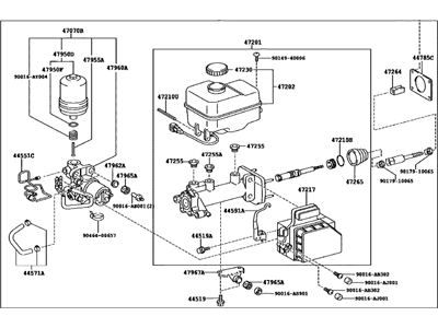 Toyota 47050-04054 Booster Assembly
