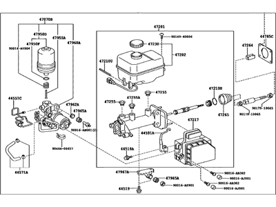 Toyota 47050-04060 Cylinder Assembly, Brake