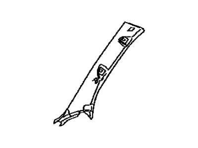 Toyota 62211-04060-B0 Windshield Pillar Trim