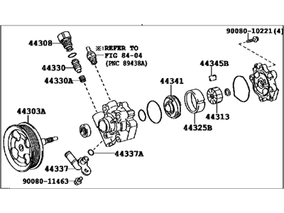 Toyota 44310-04100 Power Steering Pump