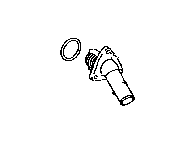 Toyota 16031-31011 Water Inlet Sub-Assy, W/Thermostat