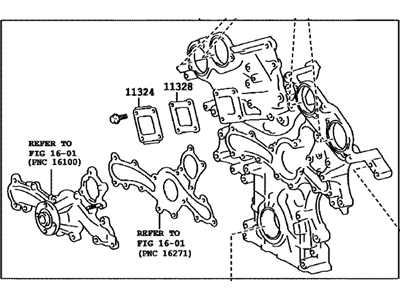 Toyota 11310-0P061 Front Cover
