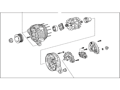 Toyota 27060-0P010 Alternator Assembly