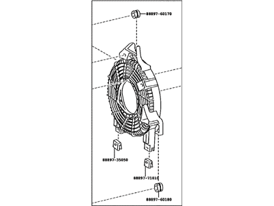 Toyota 88454-35090 SHROUD, Fan