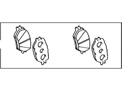 Toyota 04465-04070 Front Pads