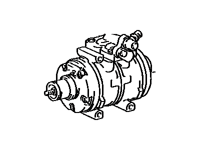 Toyota 88320-20450-84 REMAN A/C Compressor