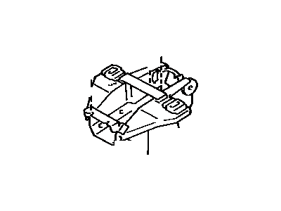 Toyota 45082-12020 Bracket Sub-Assy, Break Away W/Capsule