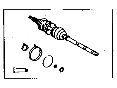 Toyota 43470-29087 Outboard Shaft Assembly