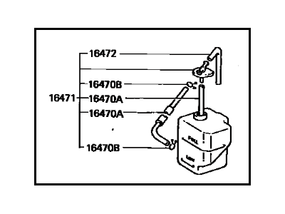 Toyota 16470-74080 Expansion Tank