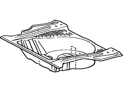 Toyota 58311-20220 Pan, Rear Floor