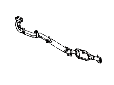 Toyota 17410-74520 Front Pipe