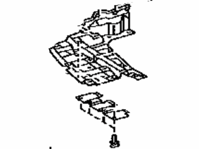 Toyota 51408-47012 Splash Shield