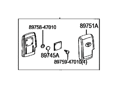 Toyota 89904-47011 Transmitter