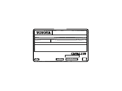 Toyota 11298-21160 Emission Label