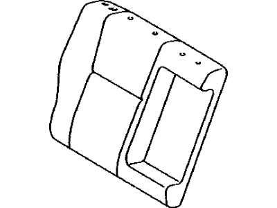 Toyota 71077-47160-B0 Seat Back Cover