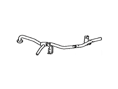 Toyota 16268-21040 Pipe, Water By-Pass
