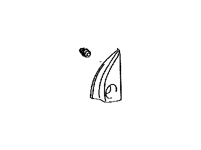 Toyota 67492-52130 Corner Trim