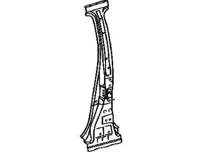 Toyota 61038-52906 Center Pillar Reinforcement