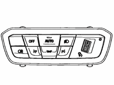 Toyota 84110-WAA03 SWITCH ASSY, LIGHT C