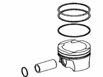 Toyota 13101-WAA02 Piston