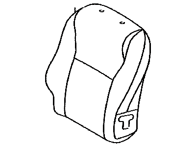 Toyota 71073-02Q20-B0 Seat Back Cover