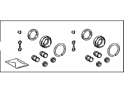 Toyota 04478-0R020 Caliper Overhaul Kit