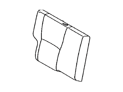 Toyota 71077-02F60-B2 Seat Back Cover