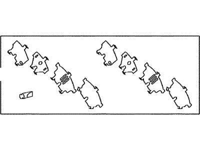 Toyota 04946-02050 Brake Pads Shim