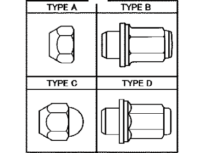 Toyota 90084-94002 Wheel Nut