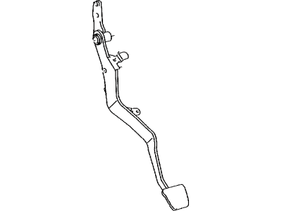 Toyota 31301-02430 Pedal Sub-Assembly, Clutch