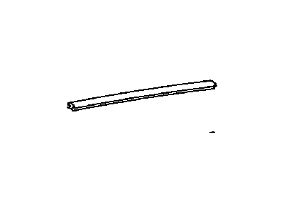 Toyota 75555-12160 Moulding, Roof Drip Side Finish, Center RH