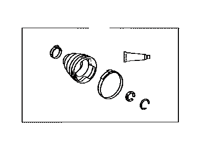 Toyota 04437-01010 Inner Boot