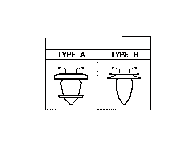 Toyota 90467-A0005 Emblem Clip