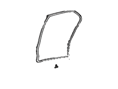 Toyota 67871-16210 Door Weatherstrip