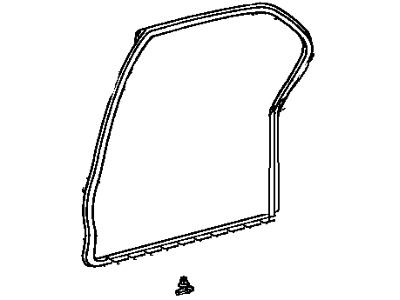 Toyota 67872-16210 Door Weatherstrip