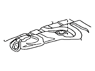 Toyota 77001-0R010 Tank Sub-Assembly, Fuel