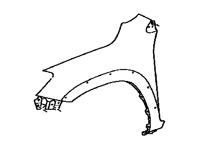 Toyota 53802-0R040 Fender