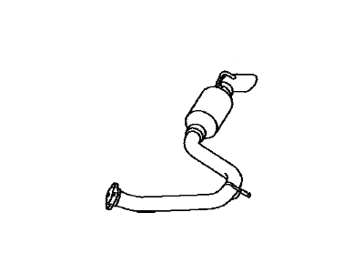 Toyota 17430-0P190 Exhaust Tail Pipe Assembly