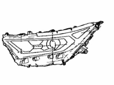 Toyota 81170-42A10 Headlamp Unit Assembly