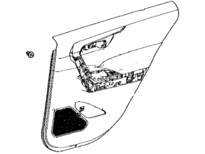 Toyota 67630-0R132-C0 Door Trim Panel