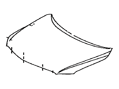 Toyota 53301-02210 Hood