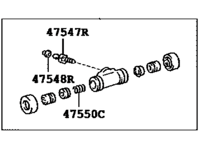 Toyota 47550-02090 Wheel Cylinder