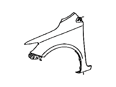 Toyota 53802-02110 Fender