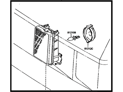 Toyota 81210-28010 Fog Lamp Assembly