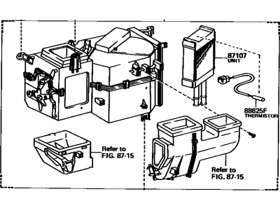 Toyota 87150-28180 Heater Assembly