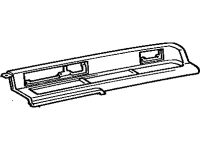 Toyota 55401-28010 Safety Pad Sub-Assy, Instrument Panel, Upper