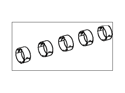 Toyota 11704-71020 Bearing Set, Crankshaft