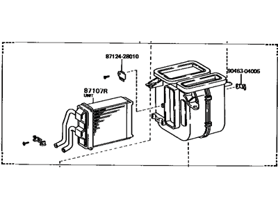 Toyota 87150-95D02 Heater Assembly