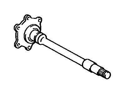 Toyota 41333-28010 Shaft, Differential Side Gear, RH