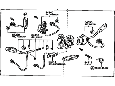 Toyota 84310-28210 Turn Signal Switch